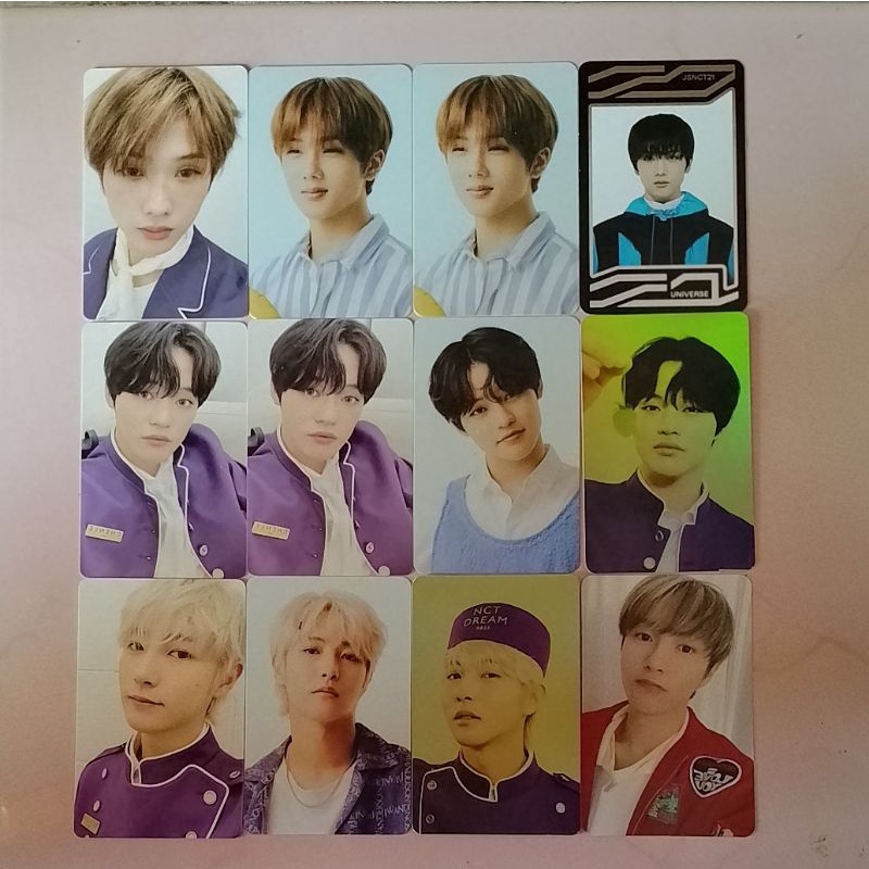 photocard nct dream jisung renjun chenle sg2022 pizza universe