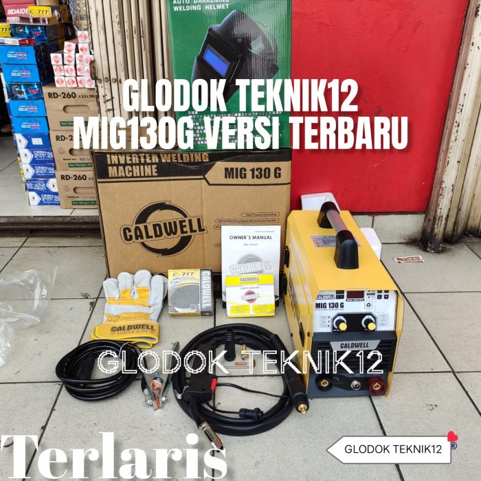 Mesin Las Caldwell Mig 130 G / Trafo Las Caldwell Migi Mig 130 Gasless