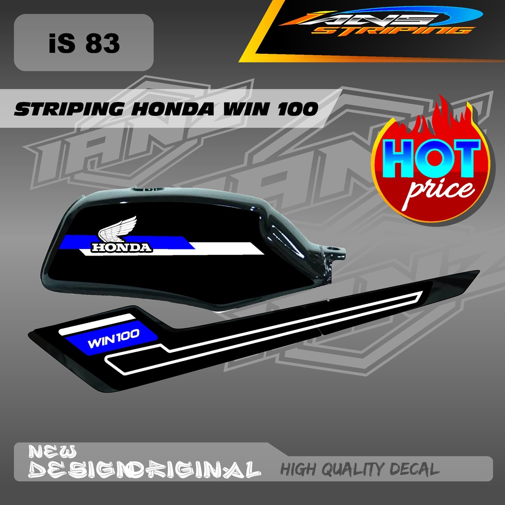 TERBARU STRIPING CUSTOM WIN100 HOLOGRAM / NON HOLOGRAM IS83