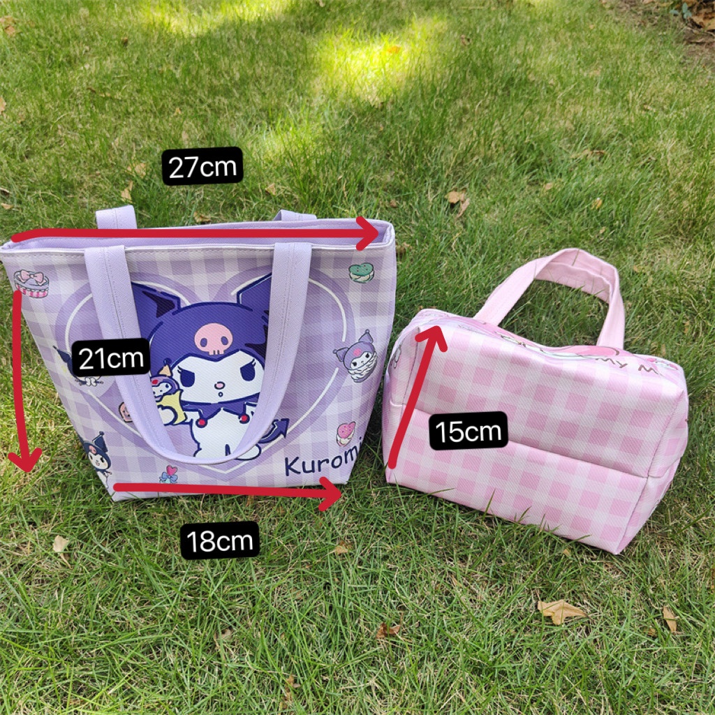 Tas Tote sanrio TL029 kuromi cinamoroll melody kitty hand bag