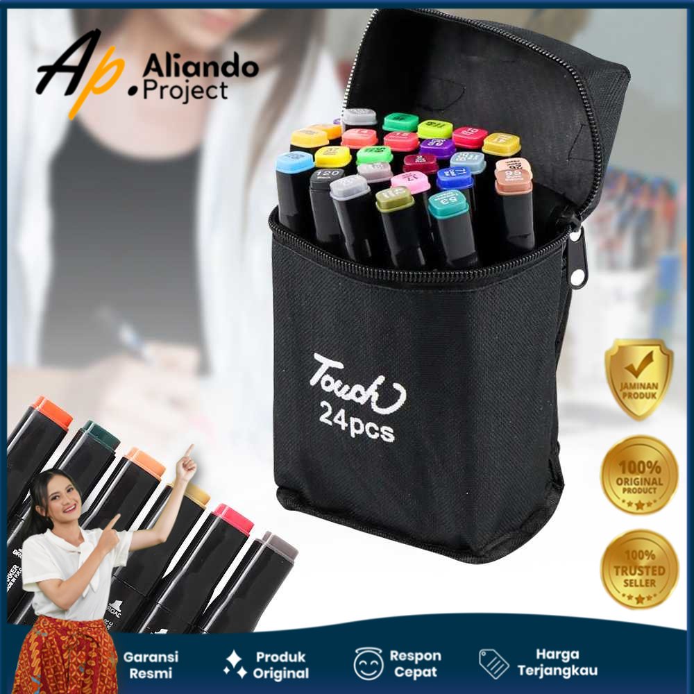 

Spidol Dual Side Fine Art Brush Art Marker Set Modern Original Unik Murah Terjangkau Garansi
