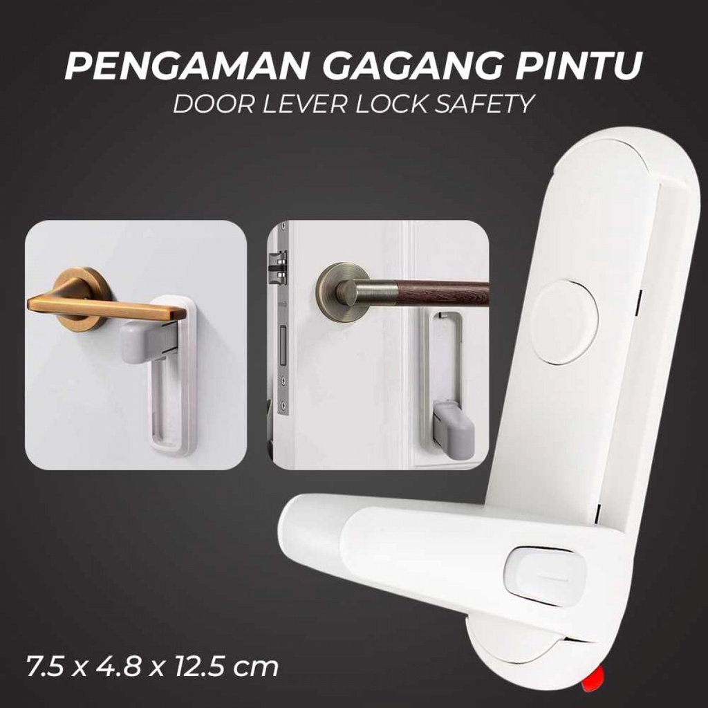 Pengaman Gagang Pintu Tempel Door Lever Lock Safety Child