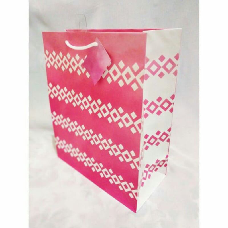 

PAPERBAG MOTIF GLITER 25X30X12