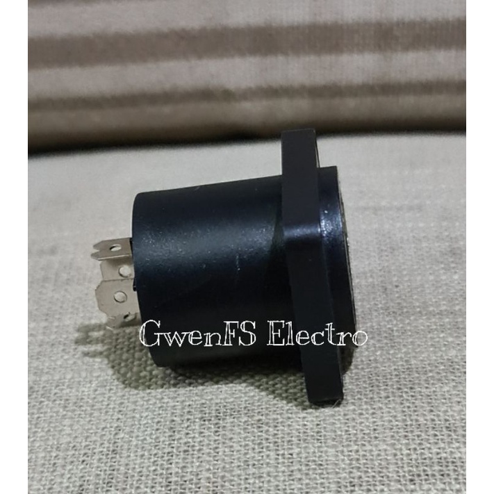 Socket Speakon Soket Spikon Biru Hitam