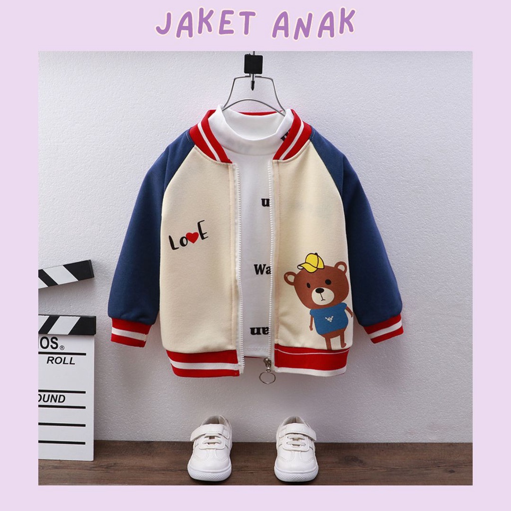 mineboo JACKET Anak laki-laki perempuan Hoodie Anak Import kekinian import