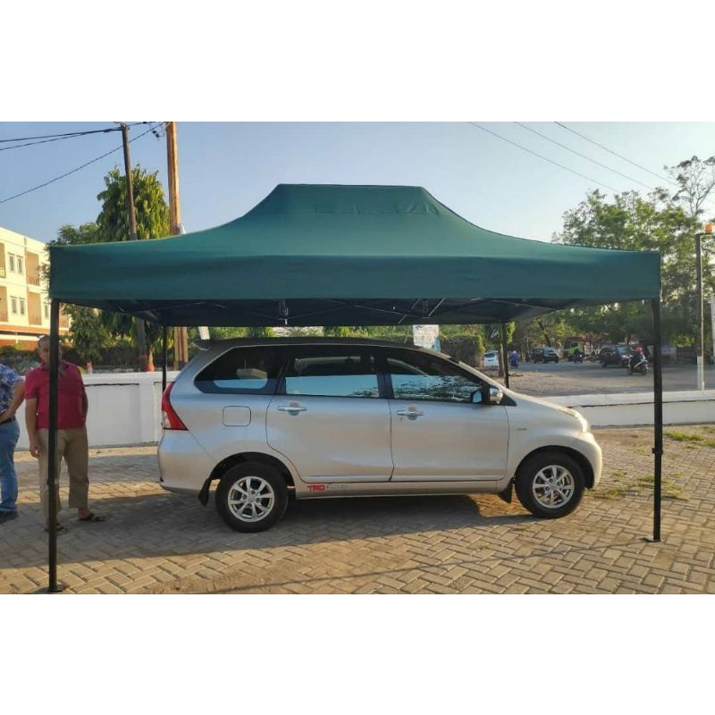 Tenda Lipat Matic Ukuran 3mtr X 4.5mtr Rangka Hitam