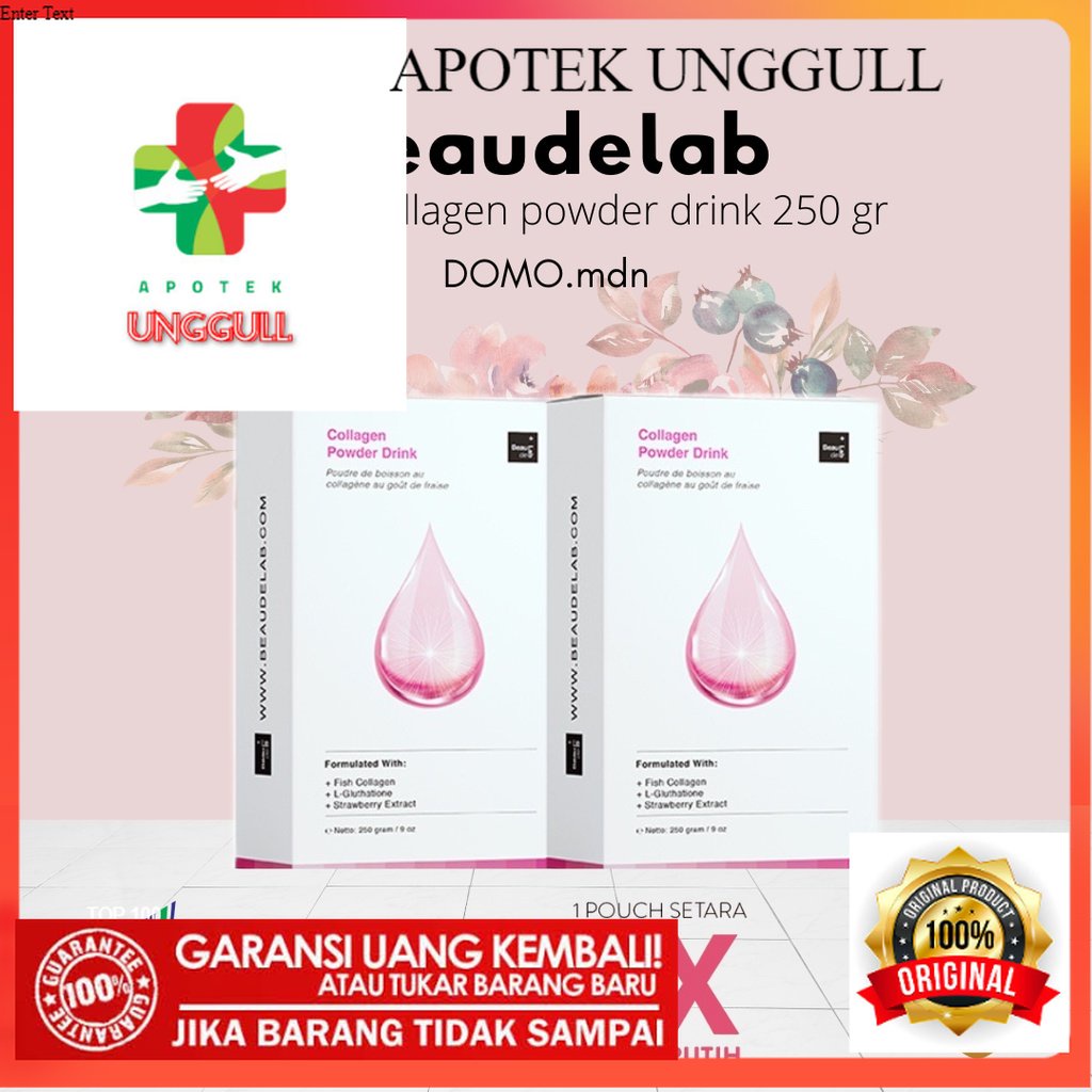 100% ORIGINAL BEAUDELAB PREMIUM COLLAGEN DRINK 250gr