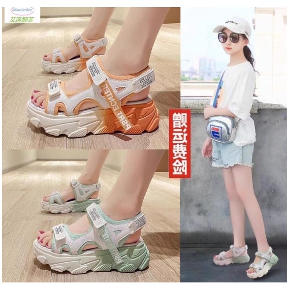 Sandal Anak Fashion Lokie Kids Perempuan Sepatu Sandal Anak Korea Anak Wanita Sandal Anak Perempuan 