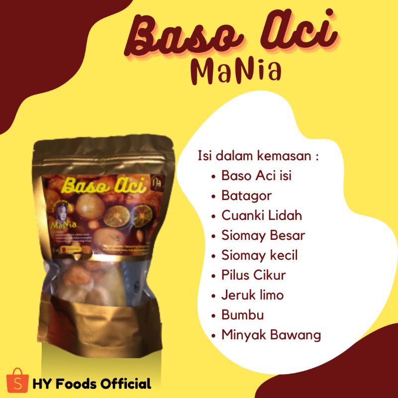 

Termurah! Viral! Baso Aci (BOCI) MANIA by HY Foods