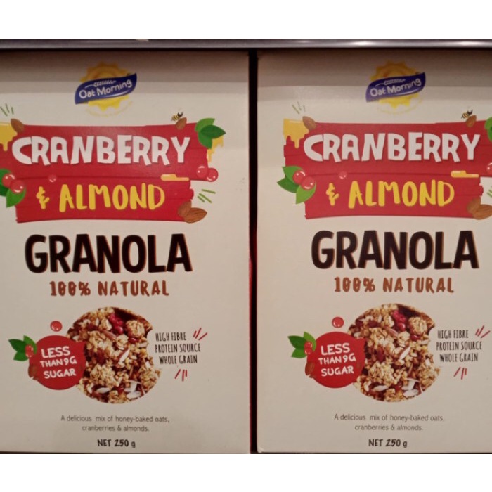 

Oat morning cranberry almond 250gr