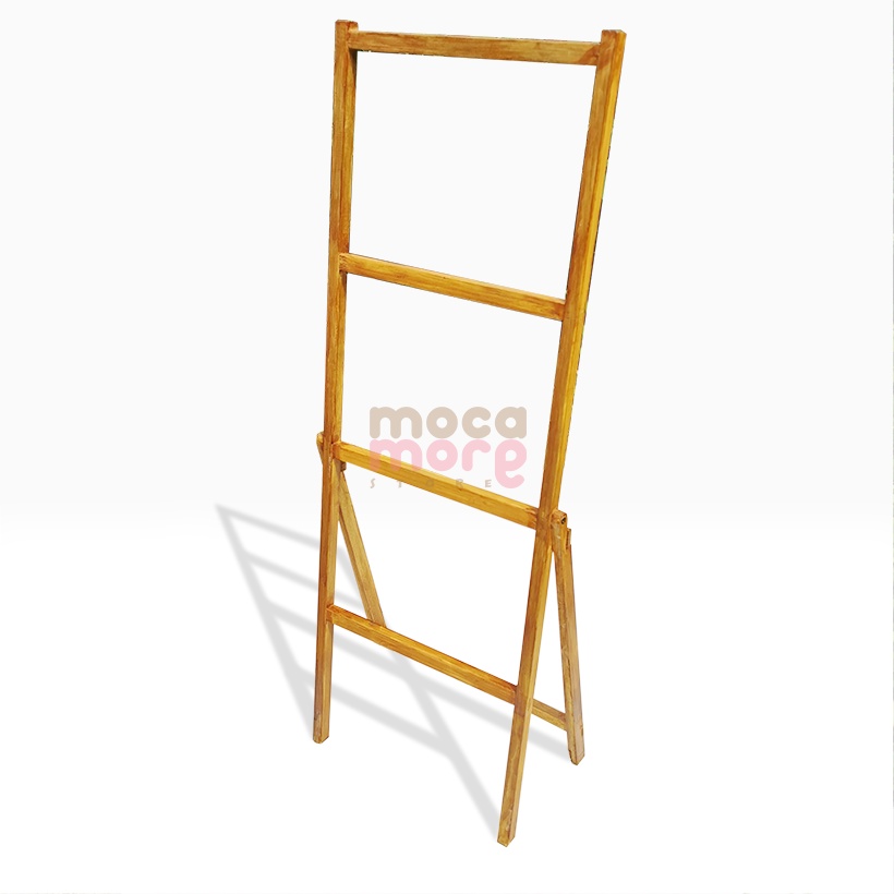 Ladder Hanger - Rak Serba Guna Mukena - Gantungan Handuk - Gantungan Jilbab Kayu Aesthetic