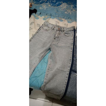 Preloved jeans tinggi pinggang