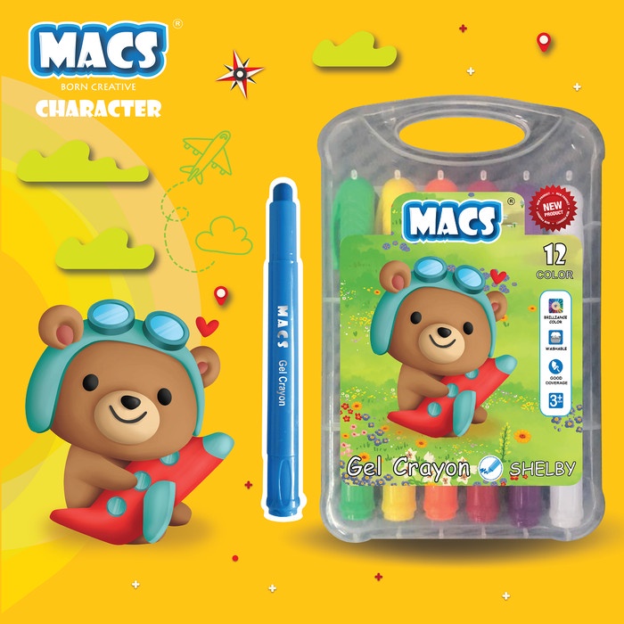 

Terlaris ✨ -Paket Ceria Mewarnai Pensil Warna Gel Crayon Color pen Set- 2.1.23