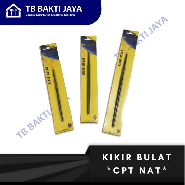 Kikir Bulat / Kikir Chainsaw / Chainsaw File / Kikir Tanpa Gagang