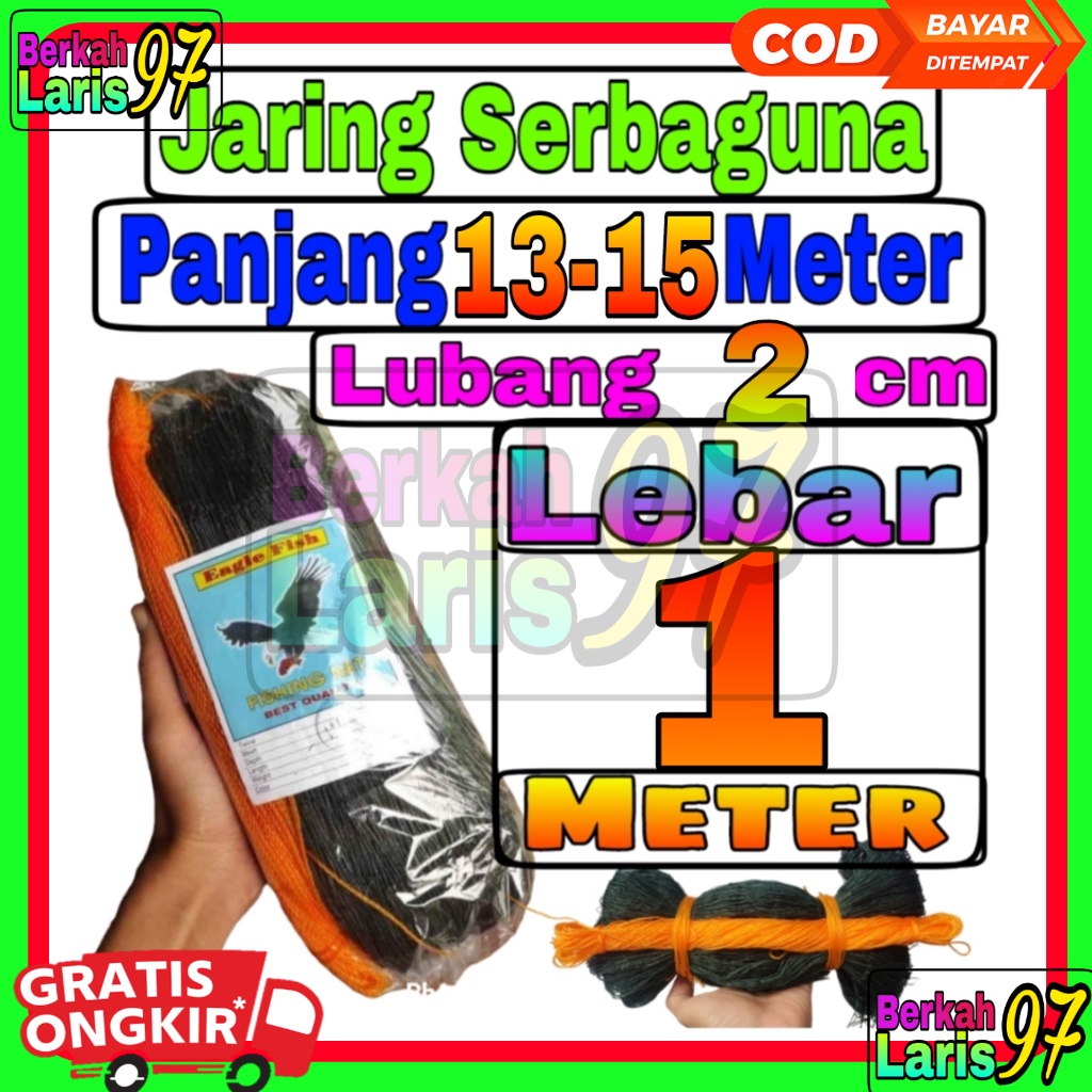 Jaring Ayam Lubang 2 cm Lebar 1 Meter / Jaring Pagar Ayam / Jaring Kandang Ayam / Jaring Pagar Kebun