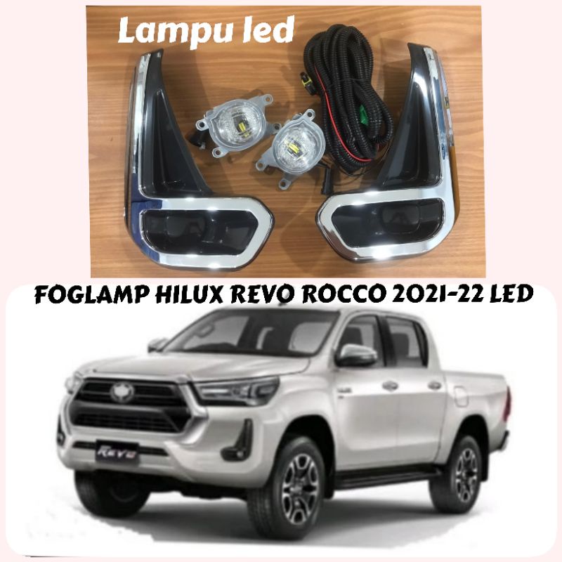 FOGLAMP LAMPU KABUT HILUX REVO ROCCO 2021-2022 ( LED)