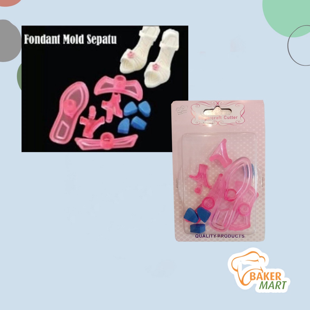 Fondant Mold Sepatu