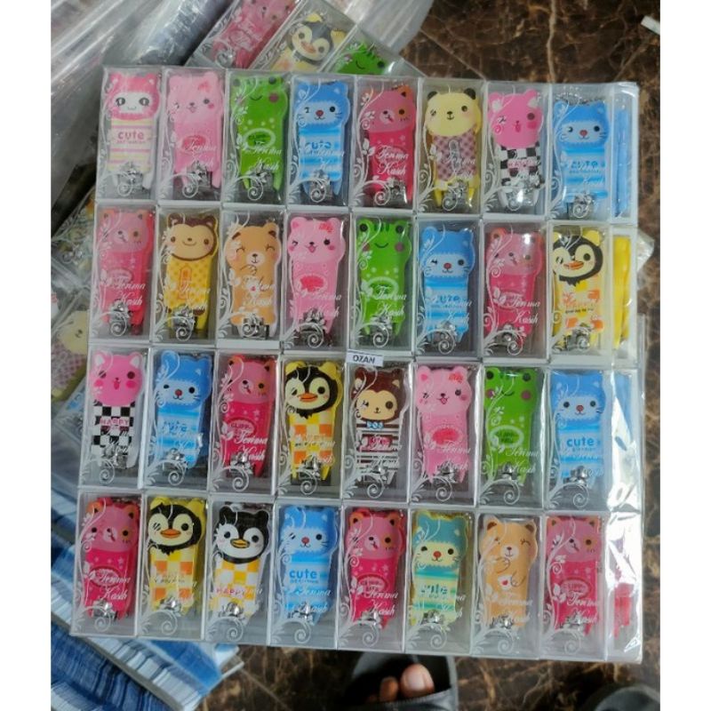 (Isi 50pcs) Souvenir Gunting kuku Kemas Mika