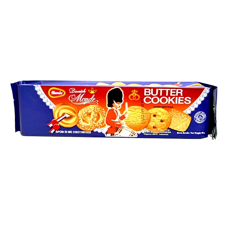 

Monde Biscuit Butter Cookies Blue 90Gr