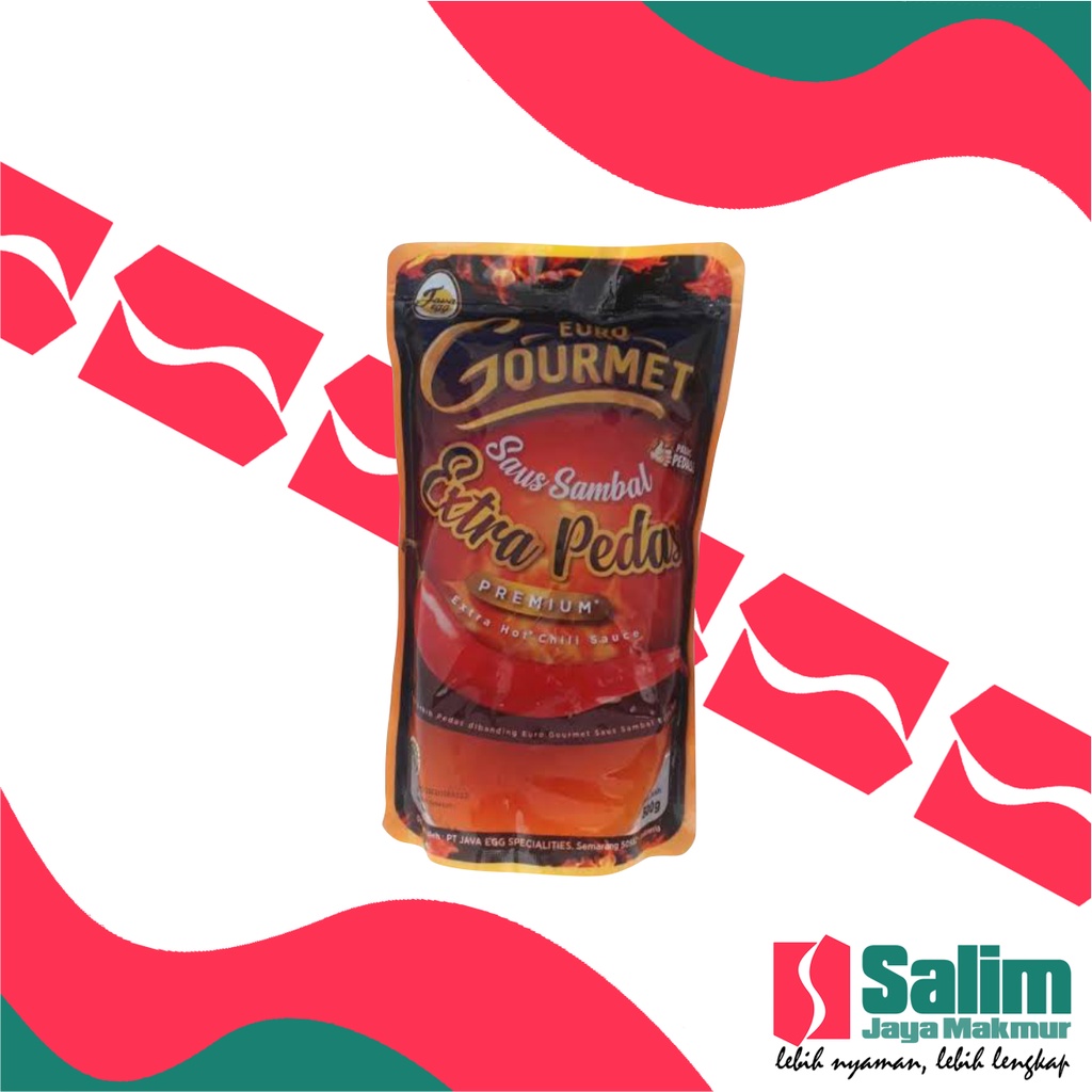 

Euro Gourmet Saus Sambal Extra Pedas 500 Gr - Sambal Pedas Nikmat untuk Masakan