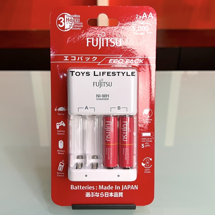 Charger Batu Baterai Fujitsu Battery AA / A2 Ni-MH