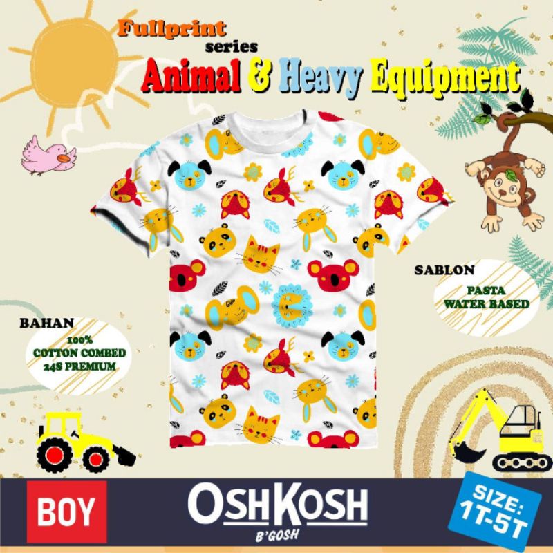 Kaosh Oshkosh Fullprint Animal &amp; heavy