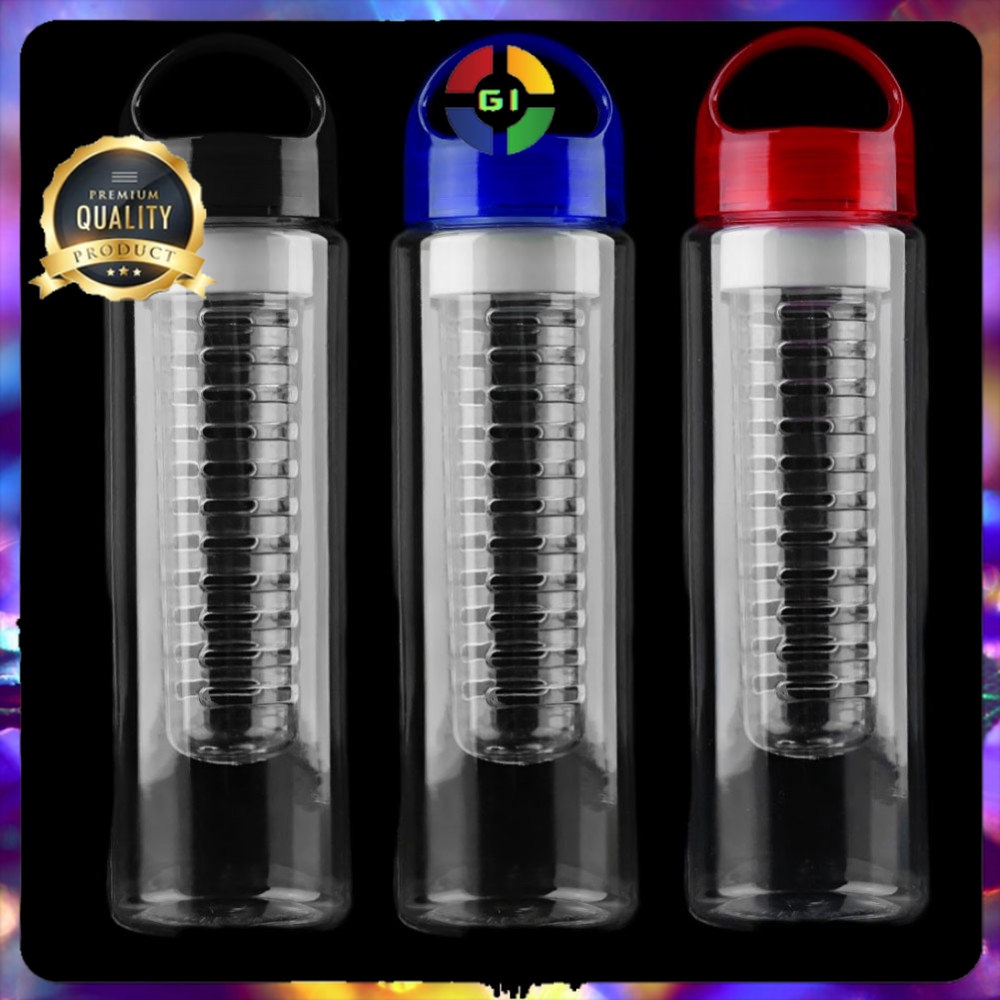 Botol Minum Infuser BPA Free 700ml Black