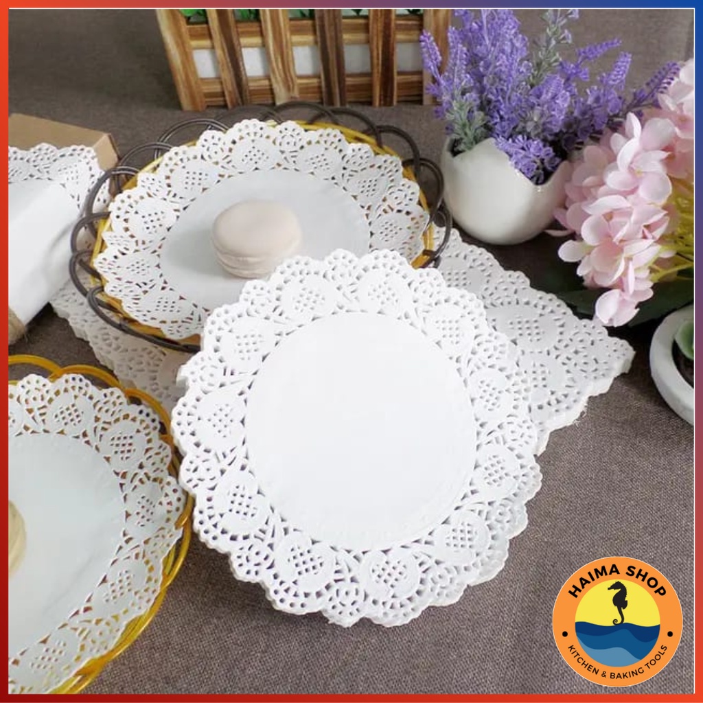 Alas Kue Renda / Alas Toples/Doyleys Paper/Tatakan Kue / Alas Toples Food Grade Tahan Minyak/KERTAS 