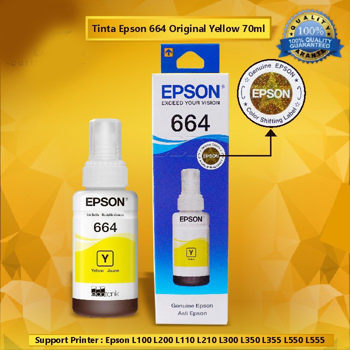 Trend-Tinta Epson 664 Original 70ml Refill Printer / Tinta Epson