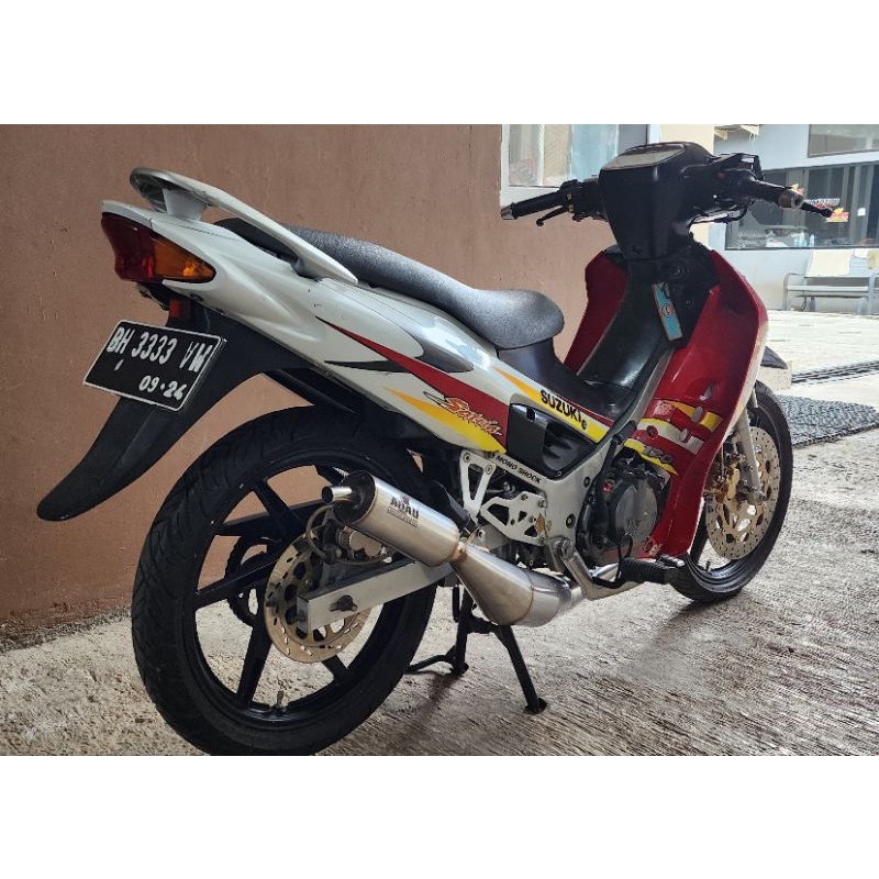 Knalpot STD Racing Satria 2T Stainless Ahau One