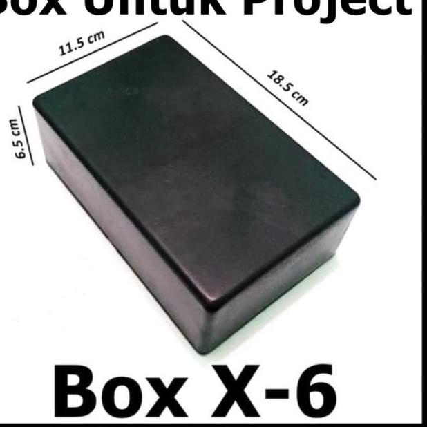 HOT Box Hitam Kotak panel X6 X 6 Mikrotik Plastik Project Elektron