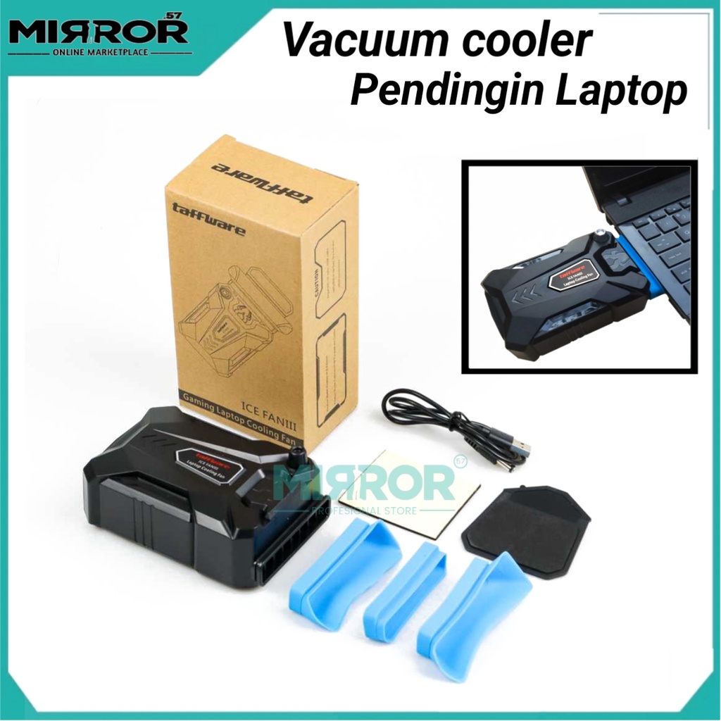 Vacuum Penghisap Panas Laptop / Vacuum Cooler Fan Adjustable USB Kabel