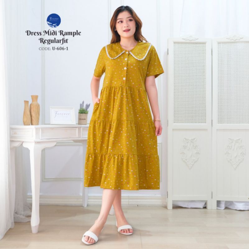 Dress forever sweet (daster midi)