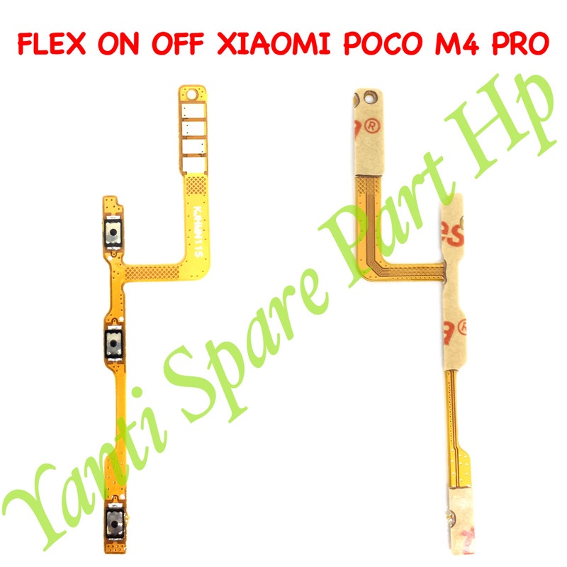 Flexible On Off Xiaomi Poco M4 Pro 4G Redmi Note 11 4G Note 11S 4G Original Terlaris New