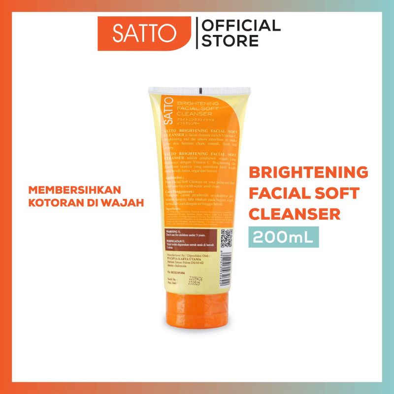Satto Brightening Facial Soft Cleanser
