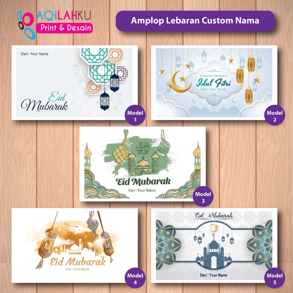 

Amplop Lebaran / Idul Fitri Bisa pakai Nama