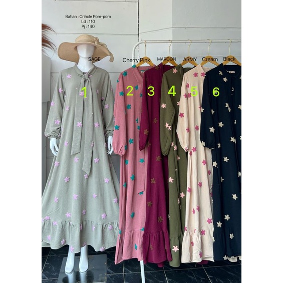 Cyintia Dress Pompom