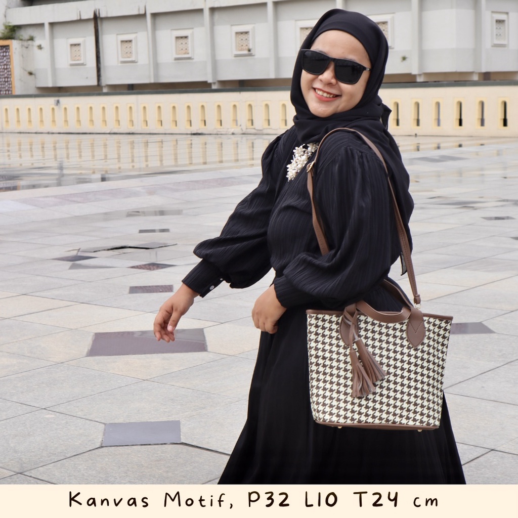 COD SIS TAS SELEMPANG MOTIF POLOS BISA MUAT BANYAK TAS PROMO SEMARANG LOKAL FASHION WANITA CEWEK