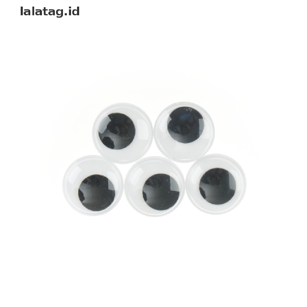 [lalatag] 100pcs 6-15mm Plastik Menggoyangkan Mata Googly Perekat Diri Untuk Boneka DIY Anak-Anak Kerajinan Tangan [ID]