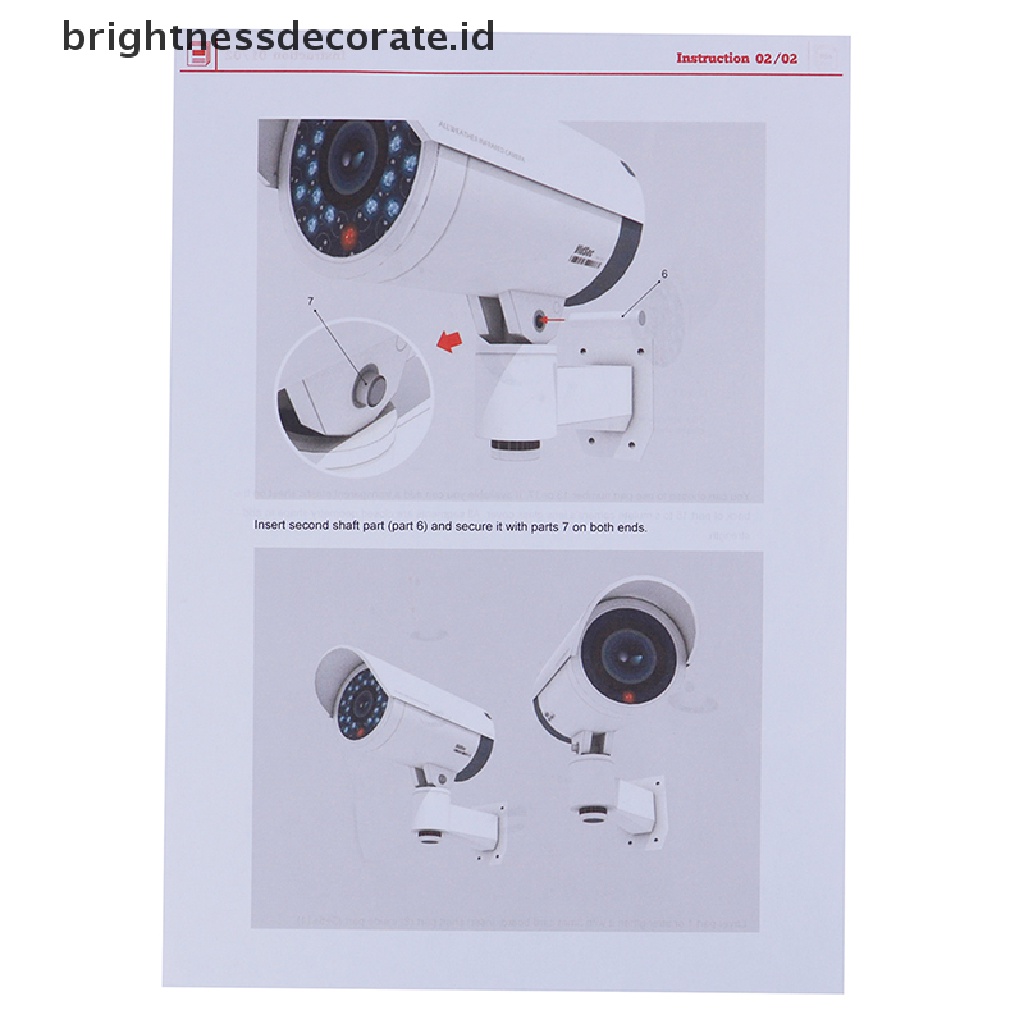 [Keladilan] 1:1model Kertas Tiruan Keamanan Dummy Kamera Pengintai Security Model Puzzle [ID]