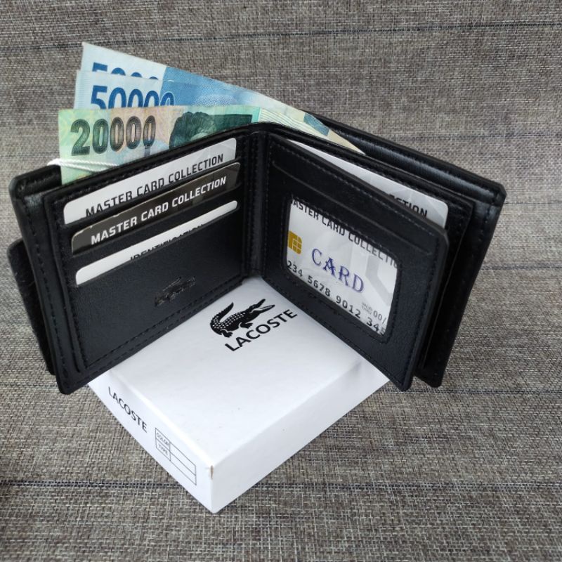 Dompet Kulit Dompet Logo crocodile Embos