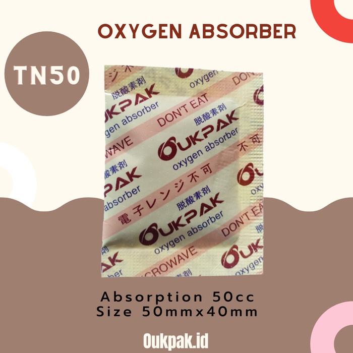 

Past Oukpak Pengawet Makanan 50Cc Oxygen Absorber Oksigen Halal