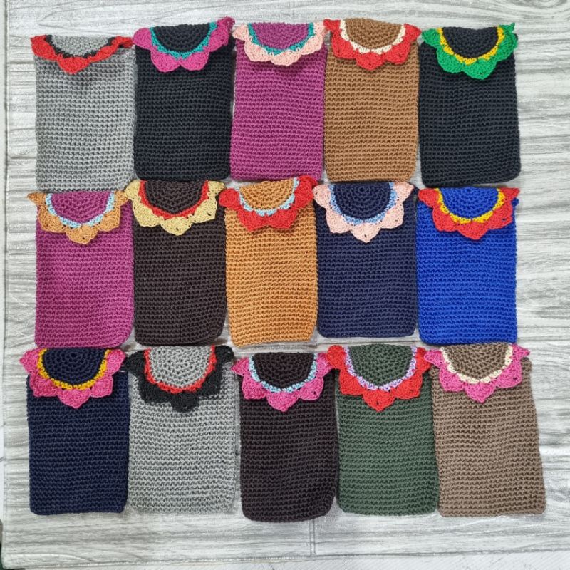 Tas hp nilon/ tas wanita selempang/ Tas selempang nilon/ tas aesthetic/ tas hp rajut/ Tas imoet/ tas