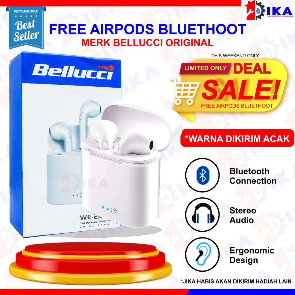 [GIFT] FREE AIRPODS BLUETOOTH BELLUCCI