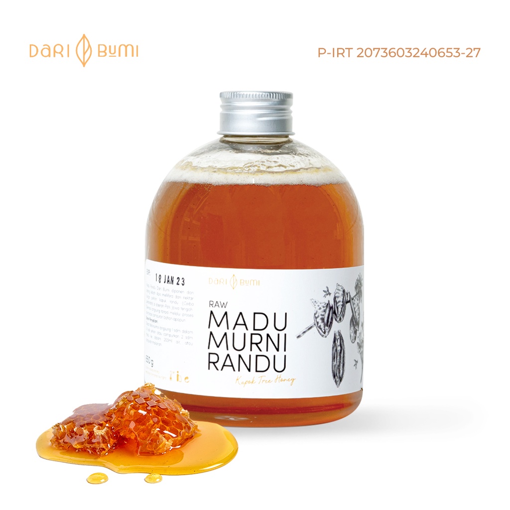 Madu Murni Randu 650g Dari Bumi Premium Pure Original