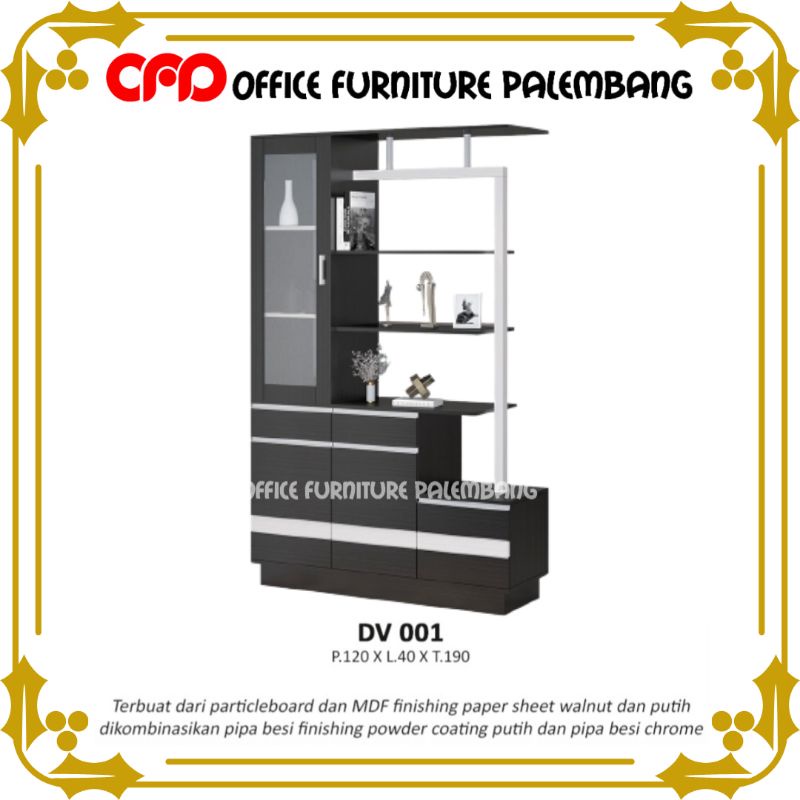 partisi ruangan siantano DV 001 penyekat ruangan buffet rak partisi