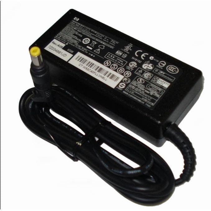 ADAPTOR CHARGER HP COMPAQ 18.5V - 3.5A KUNING