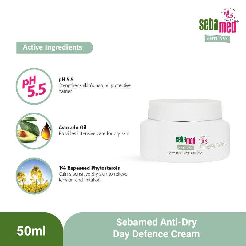 sebamed anti dry defence cream 50ml