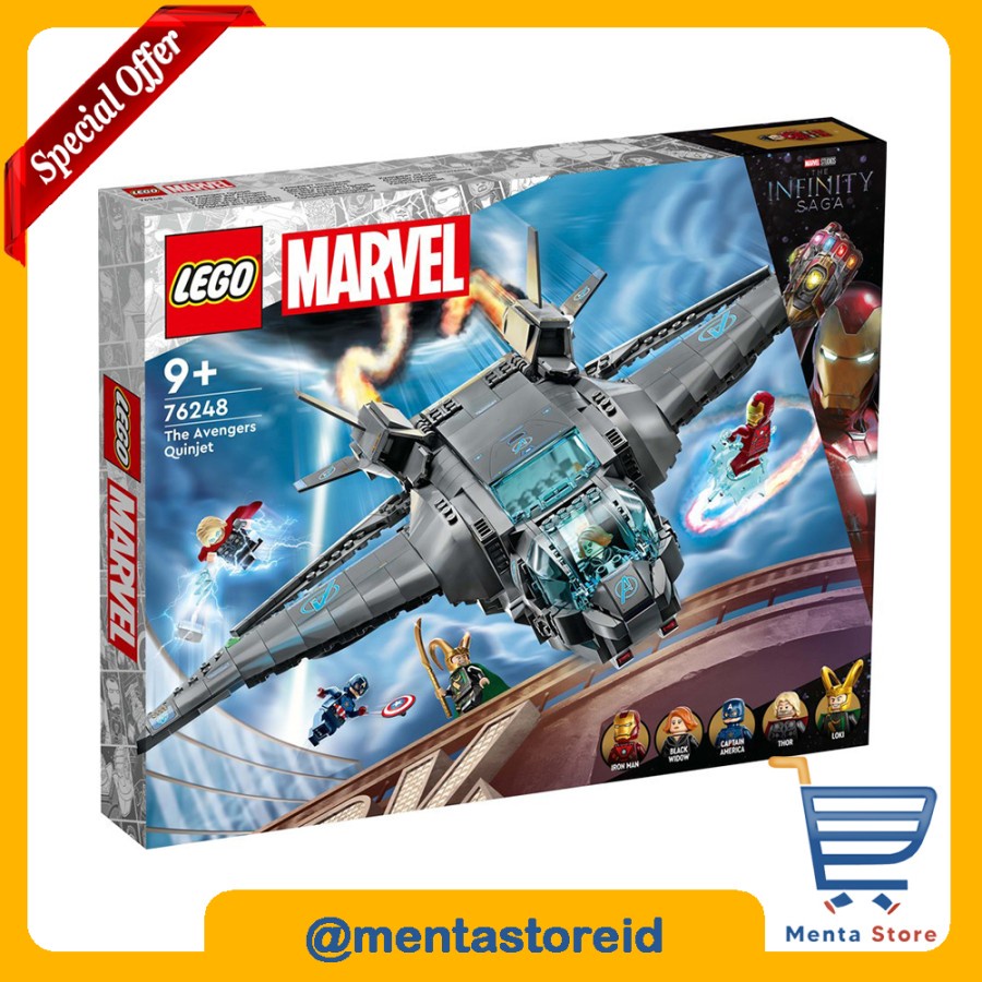 LEGO Marvel 76248 The Avengers Quinjet