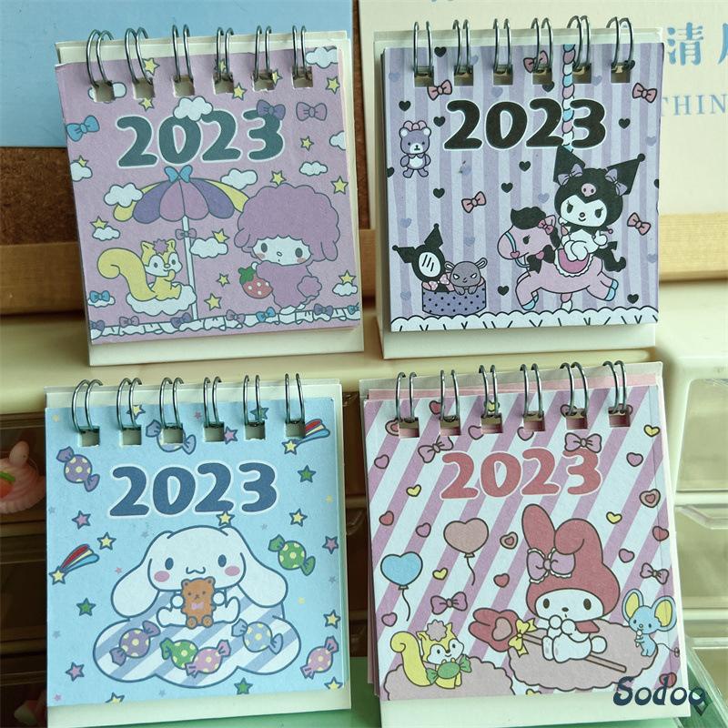 

Kalender Meja Mini 2023 Lucu Vertikal Anjing Kuromi Cinnamoroll Kalender Kecil - SO